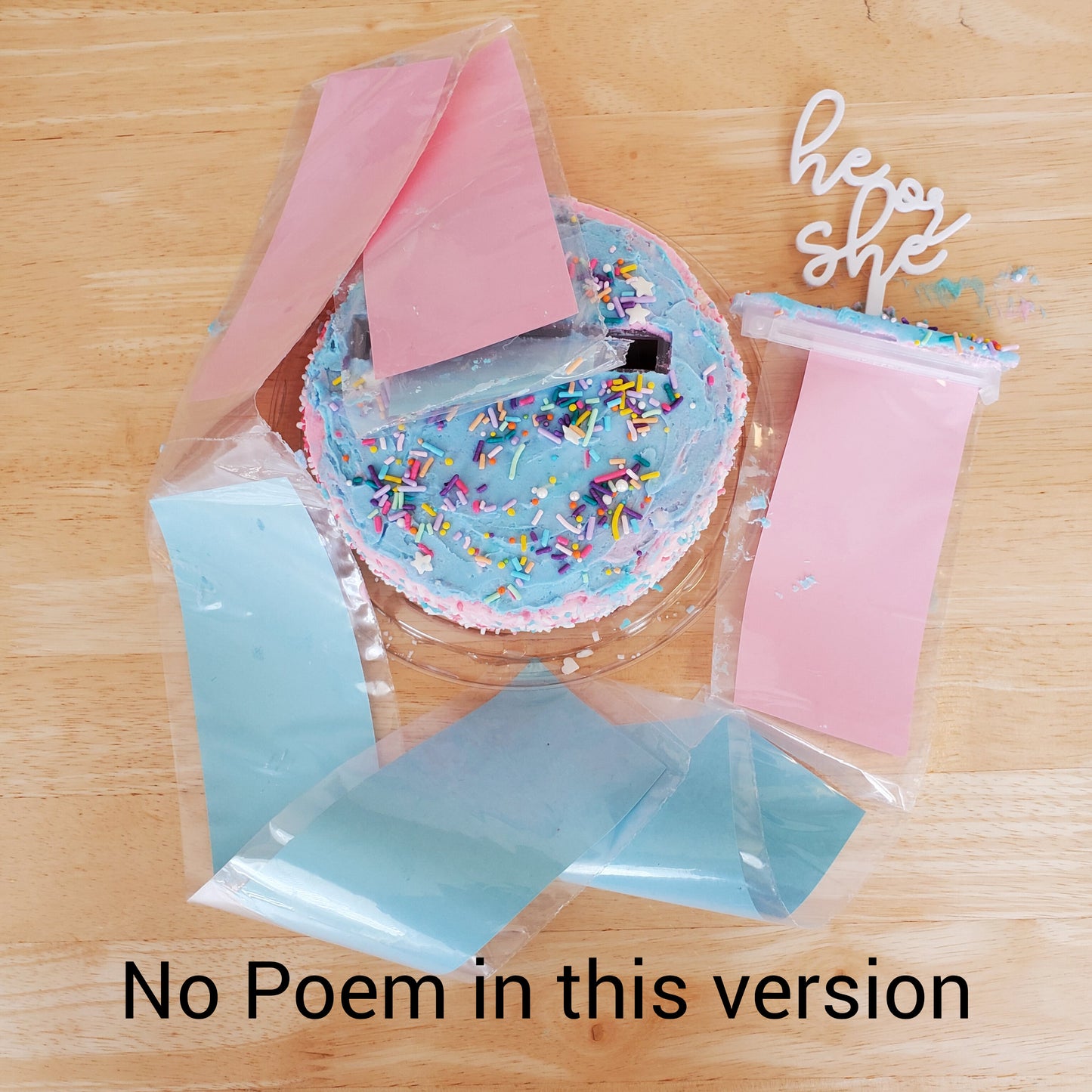 Gender Reveal Cake Kit
